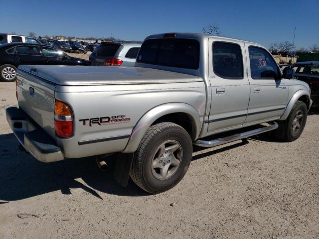 5TEGN92N93Z288554 - 2003 TOYOTA TACOMA DOUBLE CAB PRERUNNER SILVER photo 3
