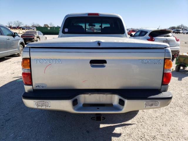 5TEGN92N93Z288554 - 2003 TOYOTA TACOMA DOUBLE CAB PRERUNNER SILVER photo 6