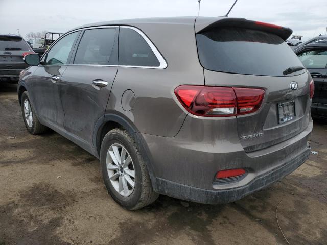 5XYPG4A31KG508663 - 2019 KIA SORENTO L BROWN photo 2