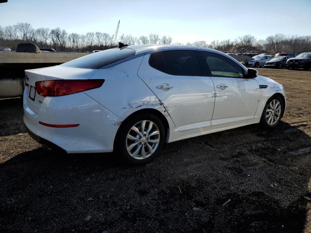 5XXGN4A78EG337735 - 2014 KIA OPTIMA EX WHITE photo 3