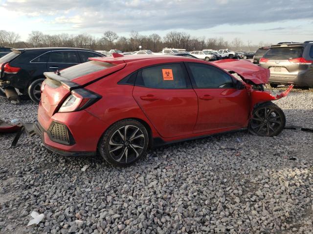 SHHFK7G49JU237013 - 2018 HONDA CIVIC SPORT 红色 照片 3