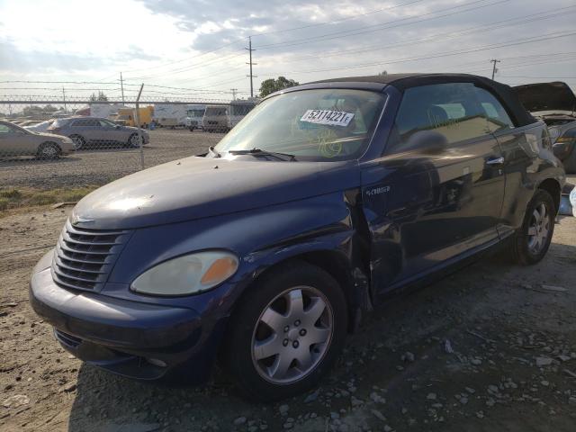 3C3EY55EX5T298295 - 2005 CHRYSLER PT CRUISER TOURING BLUE photo 2