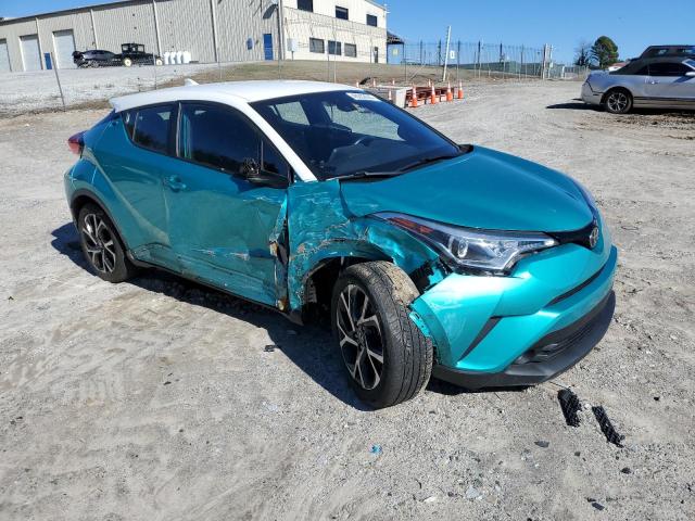 NMTKHMBXXJR023205 - 2018 TOYOTA C-HR XLE TEAL photo 4