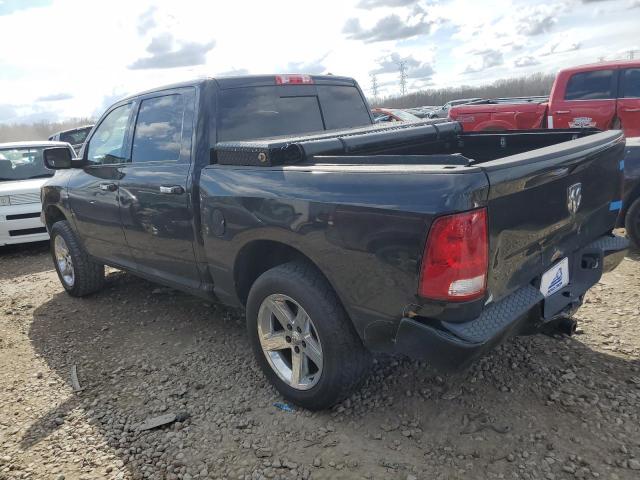 1D7RV1CT8AS257343 - 2010 DODGE RAM 1500 BLACK photo 2