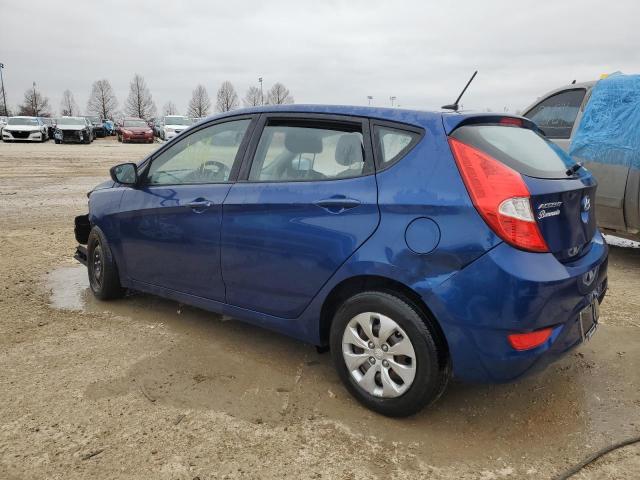 KMHCT5AE6FU218954 - 2015 HYUNDAI ACCENT GS BLUE photo 2