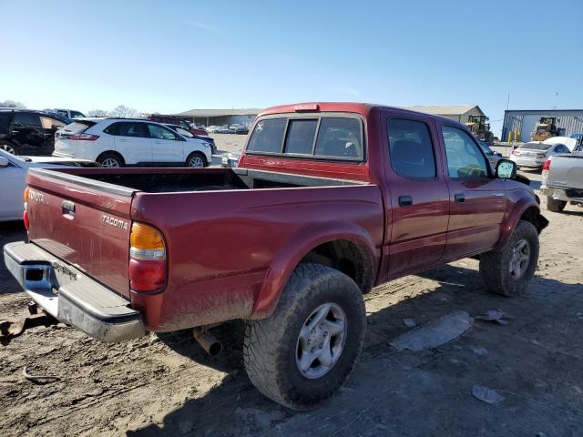 5TEHN72N64Z424911 - 2004 TOYOTA TACOMA DOUBLE CAB 栗色 照片 3
