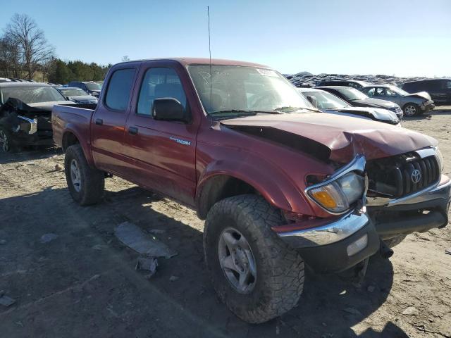 5TEHN72N64Z424911 - 2004 TOYOTA TACOMA DOUBLE CAB 栗色 照片 4