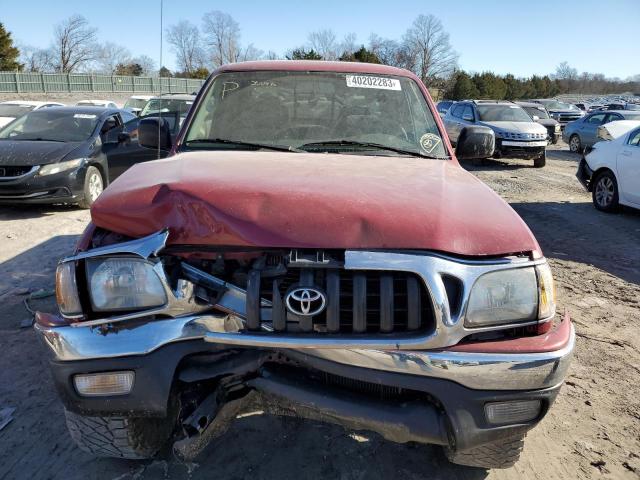 5TEHN72N64Z424911 - 2004 TOYOTA TACOMA DOUBLE CAB 栗色 照片 5