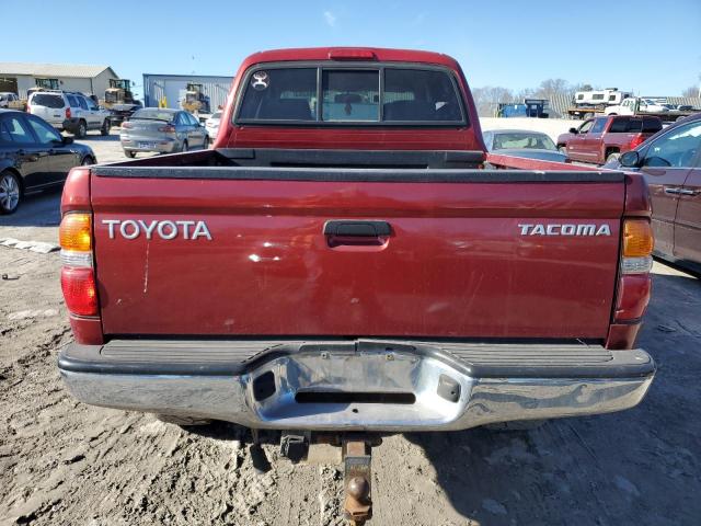 5TEHN72N64Z424911 - 2004 TOYOTA TACOMA DOUBLE CAB 栗色 照片 6