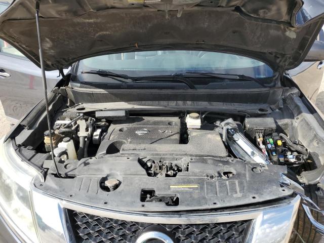 5N1AR2MN4DC615825 - 2013 NISSAN PATHFINDER S GRAY photo 11