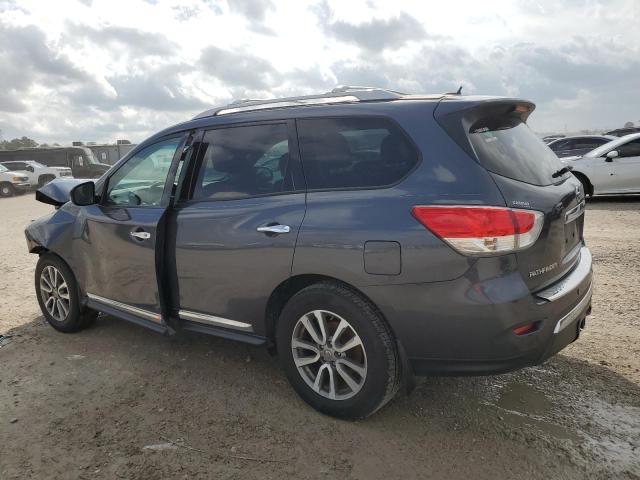 5N1AR2MN4DC615825 - 2013 NISSAN PATHFINDER S GRAY photo 2