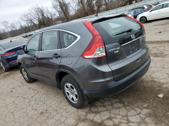 2HKRM4H31DH622164 - 2013 HONDA CR-V LX GRAY photo 2