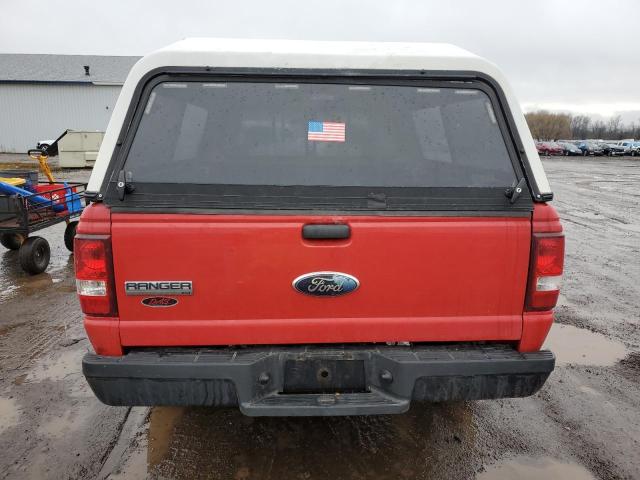 1FTYR14U56PA75305 - 2006 FORD RANGER SUPER CAB RED photo 6