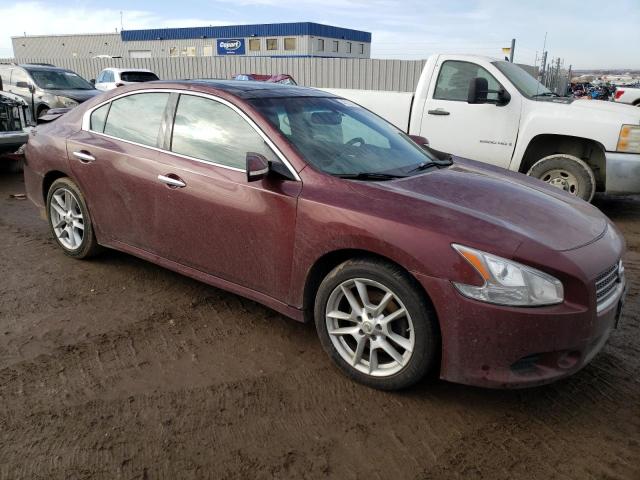 1N4AA5AP8BC813250 - 2011 NISSAN MAXIMA S BURGUNDY photo 4