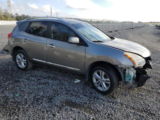 JN8AS5MT9DW515845 - 2013 NISSAN ROGUE S GRAY photo 4