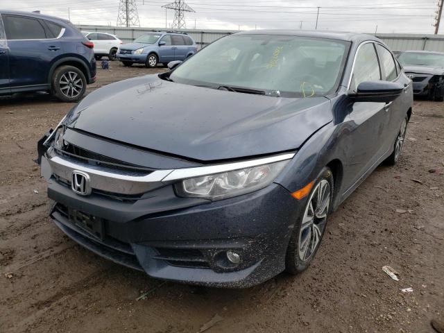 JHMFC1F76JX032518 - 2018 HONDA CIVIC EXL GRAY photo 2