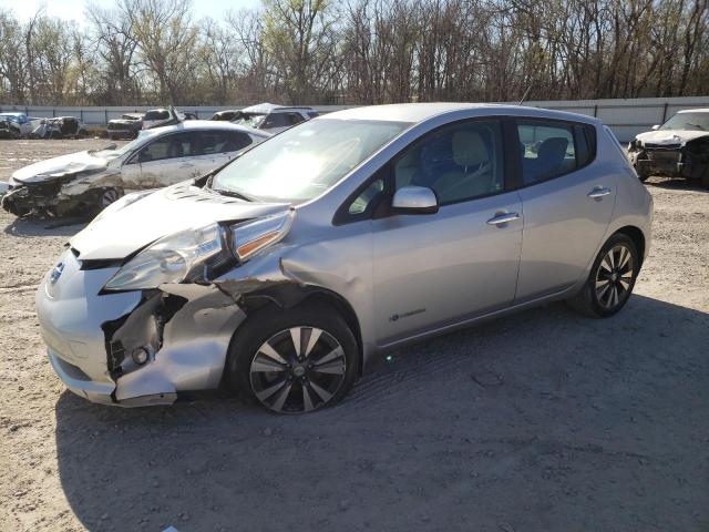 1N4AZ0CP4FC313861 - 2015 NISSAN LEAF S SILVER photo 1