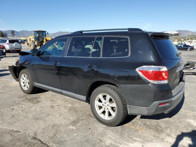 5TDZK3EH6CS050596 - 2012 TOYOTA HIGHLANDER BASE Noir photo 2