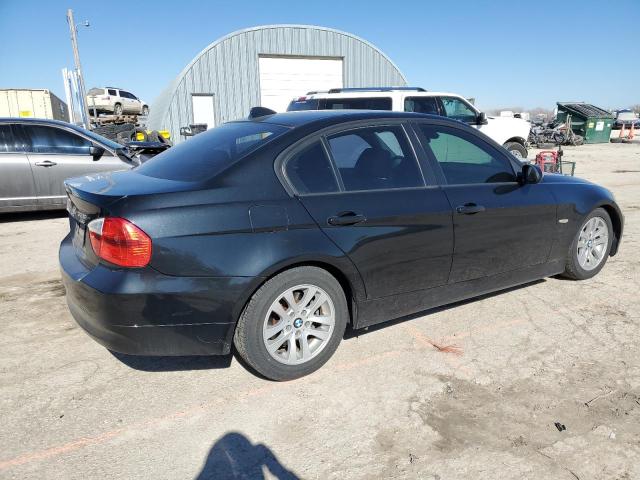 WBAVC53537FZ75338 - 2007 BMW 328 I SULEV BLACK photo 3