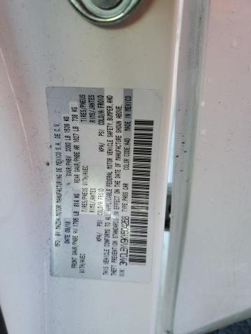 3MYDLBYV9KY504268 - 2019 TOYOTA YARIS L WHITE photo 12