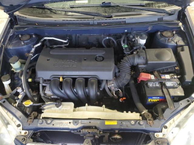 2T1BR32E15C470608 - 2005 TOYOTA COROLLA CE BLUE photo 11