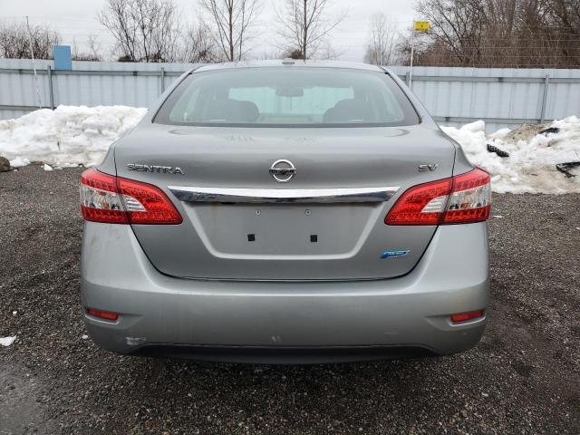 3N1AB7AP2EL612510 - 2014 NISSAN SENTRA S GRAY photo 6