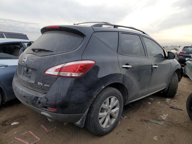 JN8AZ1MW8CW201858 - 2012 NISSAN MURANO S BLACK photo 3