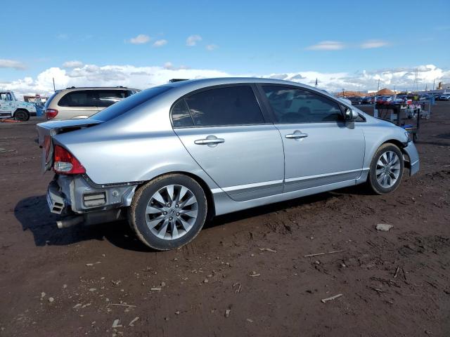 2HGFA16989H339943 - 2009 HONDA CIVIC EXL ვერცხლისფერი ფოტო 3