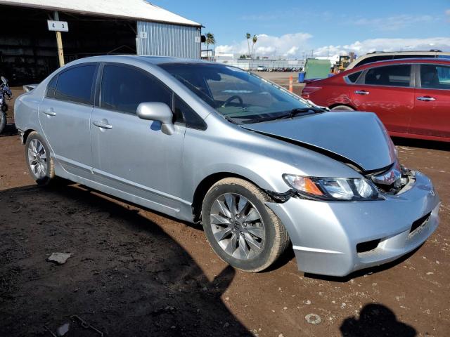 2HGFA16989H339943 - 2009 HONDA CIVIC EXL ვერცხლისფერი ფოტო 4