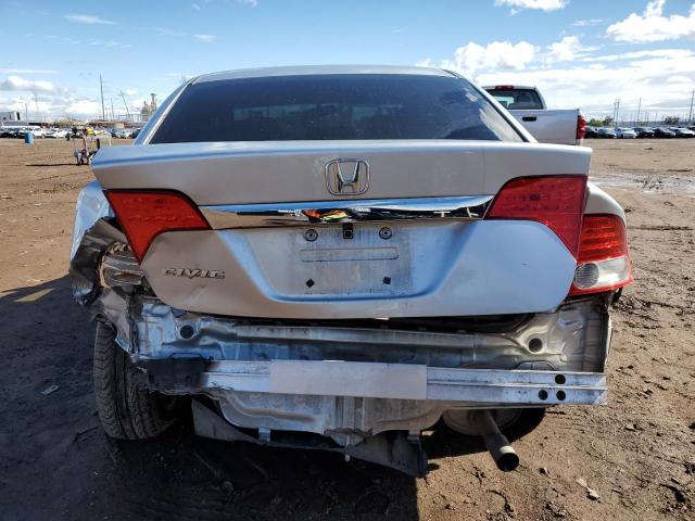 2HGFA16989H339943 - 2009 HONDA CIVIC EXL ვერცხლისფერი ფოტო 6
