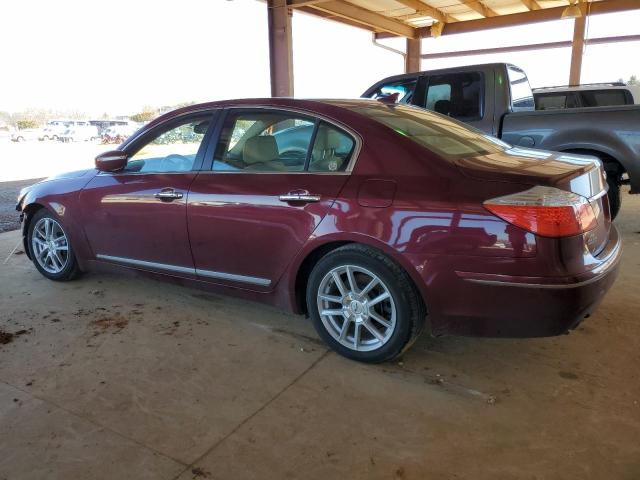 KMHGC4DF6BU132232 - 2011 HYUNDAI GENESIS 4.6L BURGUNDY photo 2