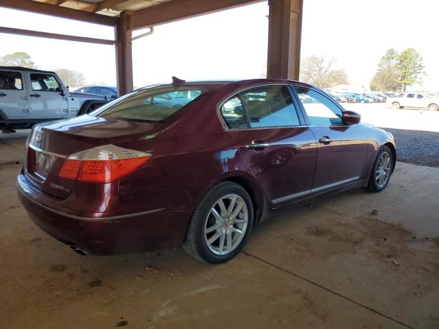 KMHGC4DF6BU132232 - 2011 HYUNDAI GENESIS 4.6L BURGUNDY photo 3