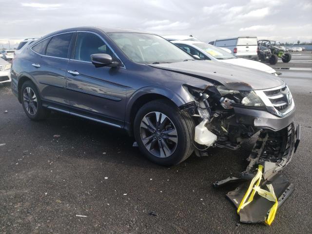 5J6TF2H56FL001193 - 2015 HONDA CROSSTOUR EXL ნაცრისფერი ფოტო 4