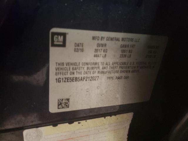 1G1ZE5EB5AF212027 - 2010 CHEVROLET MALIBU LTZ 黑色 照片 12