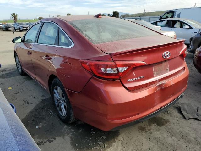 5NPE24AF1HH474287 - 2017 HYUNDAI SONATA SE RED photo 2