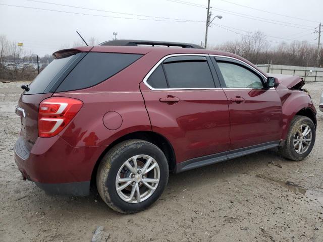 2GNALCEK9G6162550 - 2016 CHEVROLET EQUINOX LT BURGUNDY photo 3