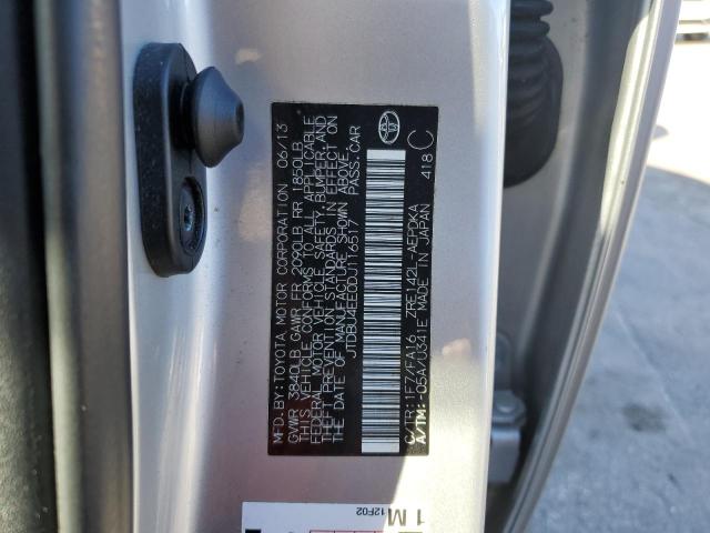 JTDBU4EE0DJ116517 - 2013 TOYOTA COROLLA BASE SILVER photo 12