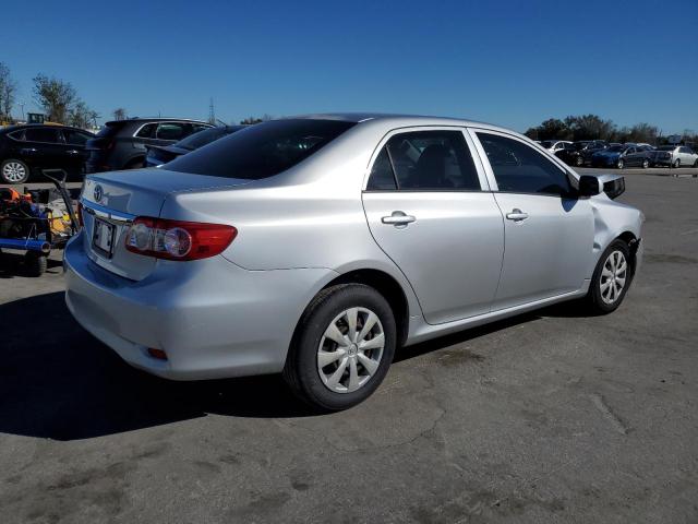 JTDBU4EE0DJ116517 - 2013 TOYOTA COROLLA BASE SILVER photo 3