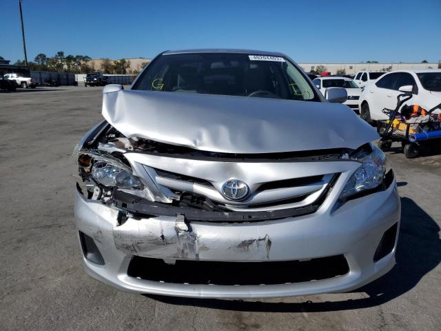JTDBU4EE0DJ116517 - 2013 TOYOTA COROLLA BASE SILVER photo 5