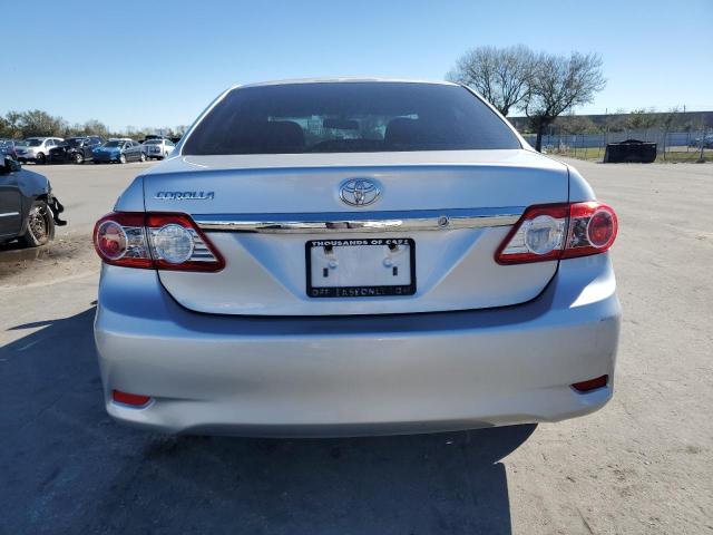 JTDBU4EE0DJ116517 - 2013 TOYOTA COROLLA BASE SILVER photo 6