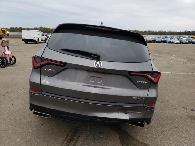 5J8YE1H08NL039067 - 2022 ACURA MDX A-SPEC GRAY photo 6