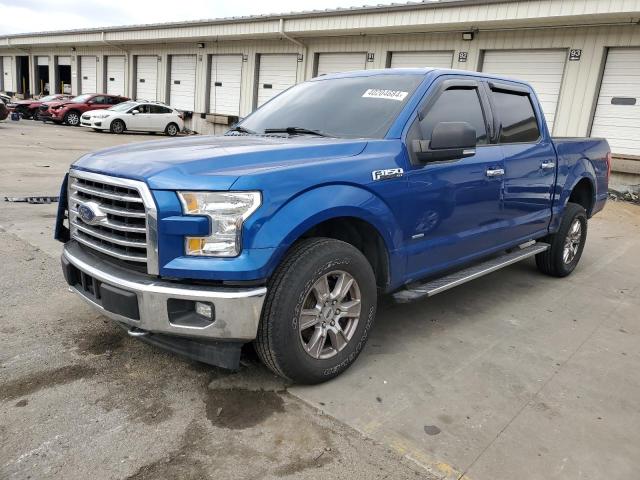 1FTEW1EG6HFA43993 - 2017 FORD F150 SUPERCREW BLUE photo 1