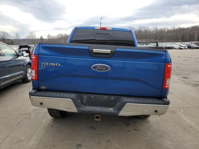 1FTEW1EG6HFA43993 - 2017 FORD F150 SUPERCREW BLUE photo 6