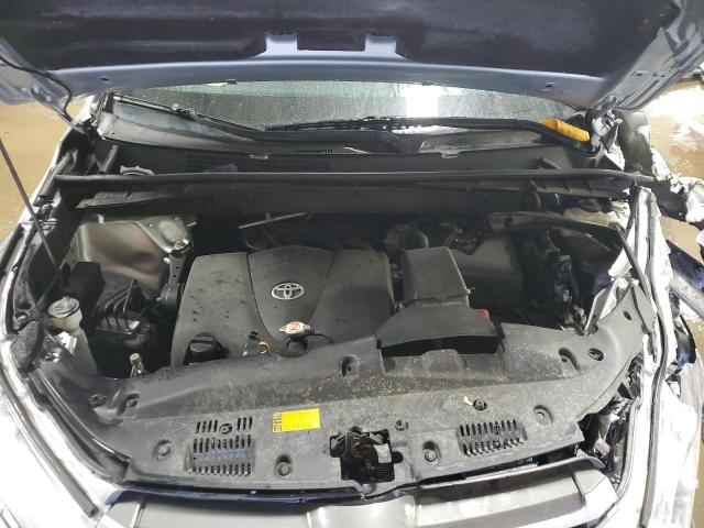 5TDJZRFH7KS563588 - 2019 TOYOTA HIGHLANDER SE SILVER photo 11