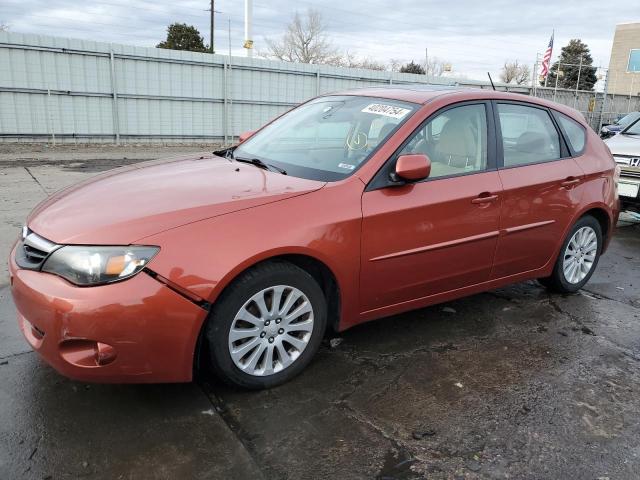 JF1GH6B69AH809484 - 2010 SUBARU IMPREZA 2.5I PREMIUM ORANGE photo 1