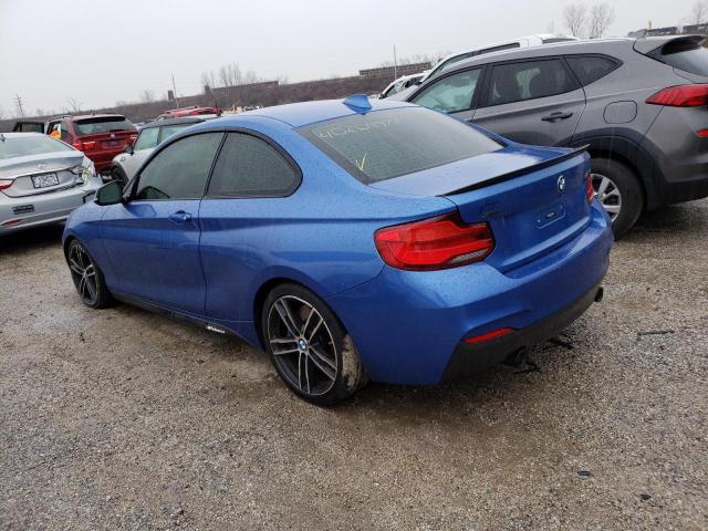 WBA2J7C58JVD60689 - 2018 BMW M240XI BLUE photo 2