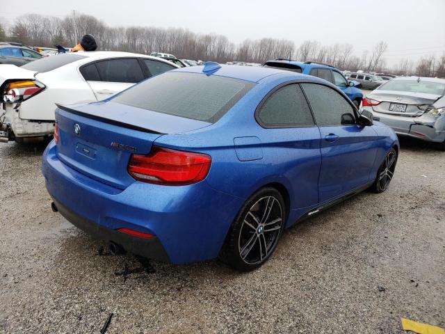 WBA2J7C58JVD60689 - 2018 BMW M240XI BLUE photo 3