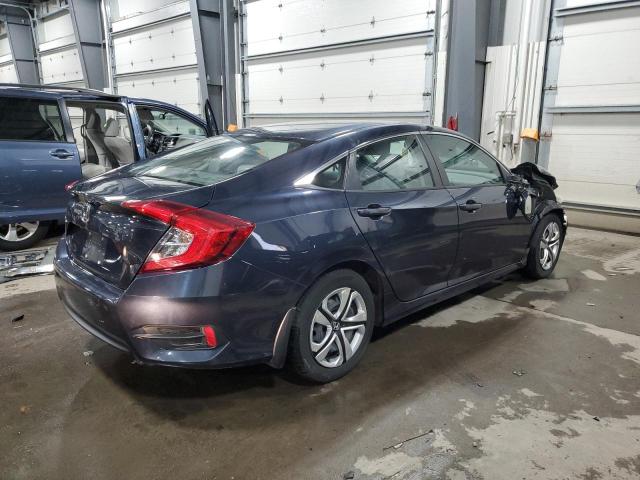 19XFC2F54HE001025 - 2017 HONDA CIVIC LX BLUE photo 3