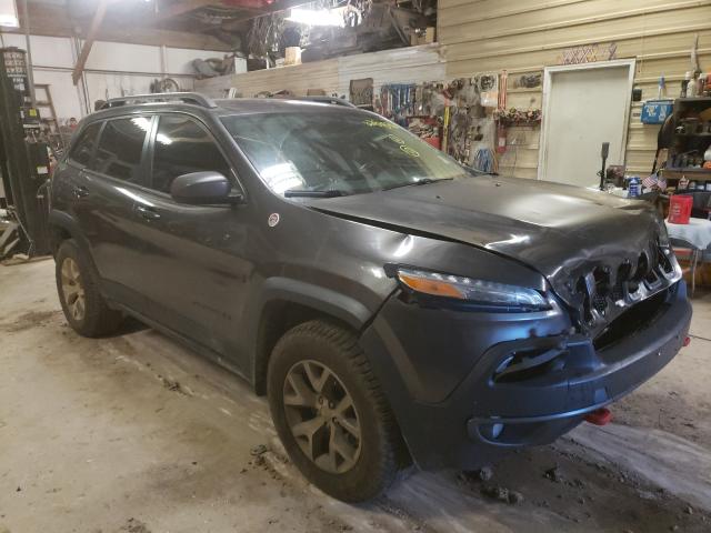 1C4PJMBB2EW180040 - 2014 JEEP CHEROKEE TRAILHAWK CHARCOAL photo 1
