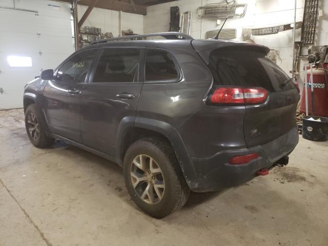 1C4PJMBB2EW180040 - 2014 JEEP CHEROKEE TRAILHAWK CHARCOAL photo 3
